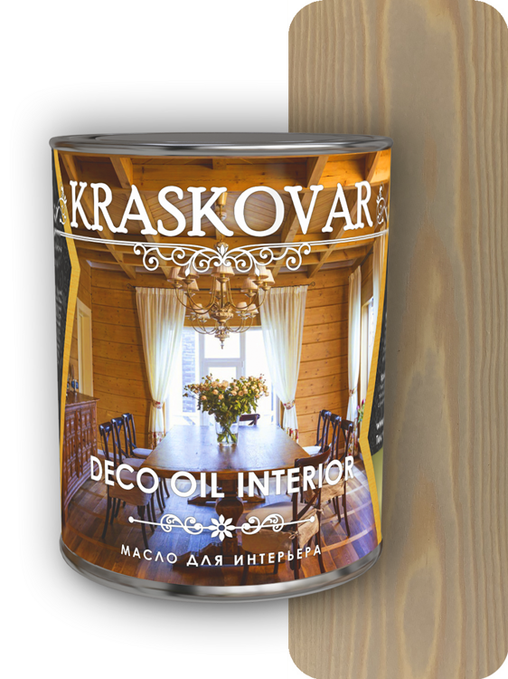 Масло для интерьера Kraskovar Deco Oil Interior Крем-брюле