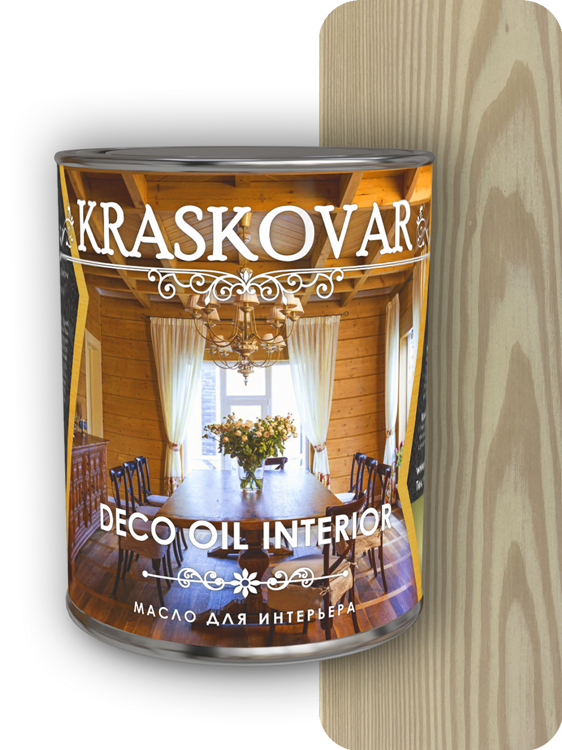 Масло для интерьера Kraskovar Deco Oil Interior Белый