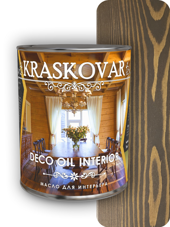 Масло для интерьера Kraskovar Deco Oil Interior Палисандр